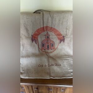 Rustic Café de Costa Rica Burlap Coffee Sack